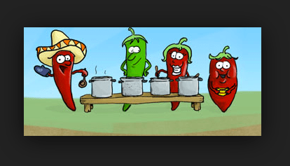 Plymouth State University (NH, USA), chili cook-off. (Click image/link, you'll see why this image appears in a search...)